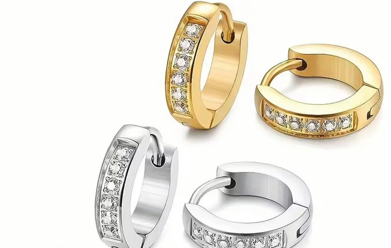 Round Vintage Style Hoop Earrings kohi shop