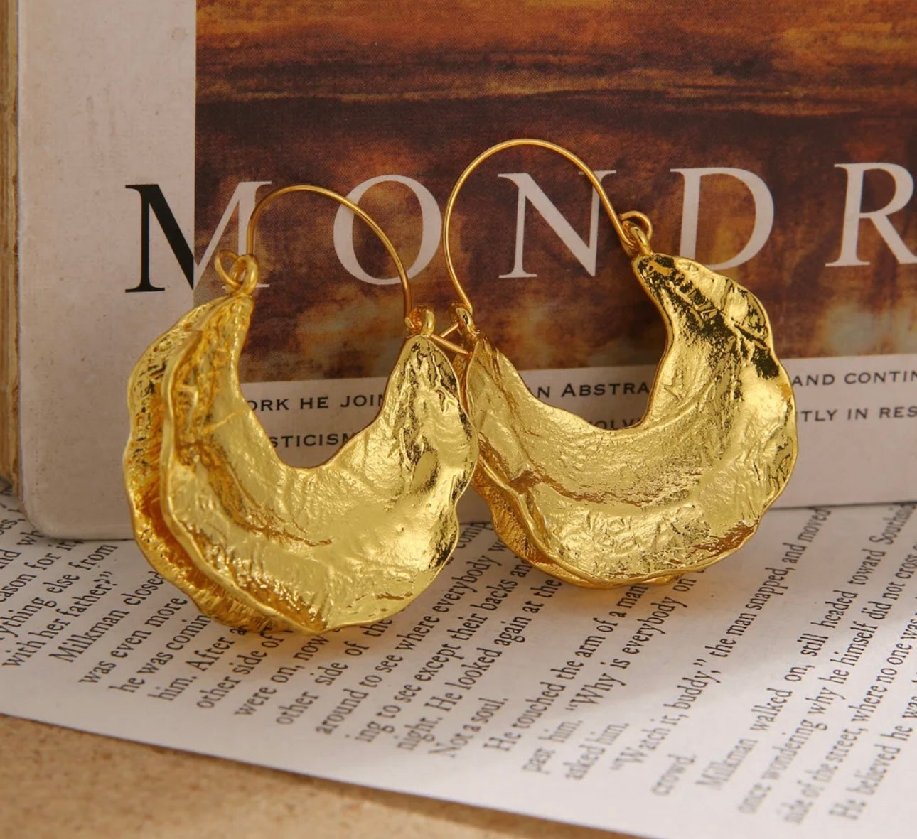 Circle Wave Earring kohi