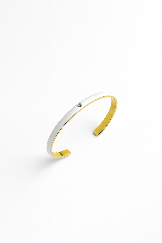 White cuff Bracelet