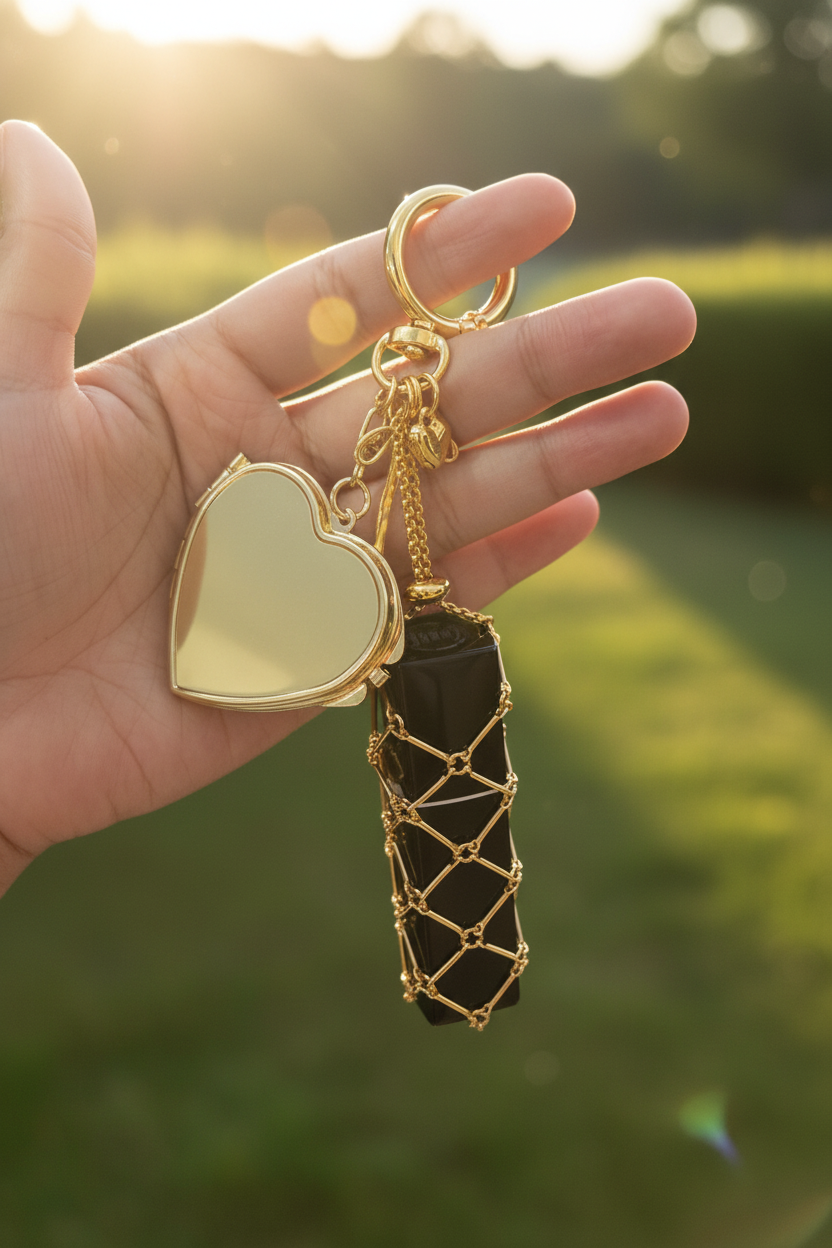 Heart keychain