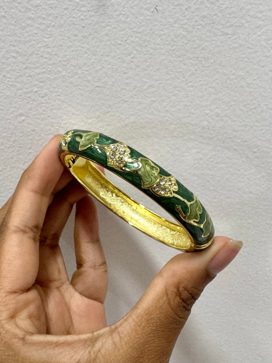 Emerald Green Italian Bangle