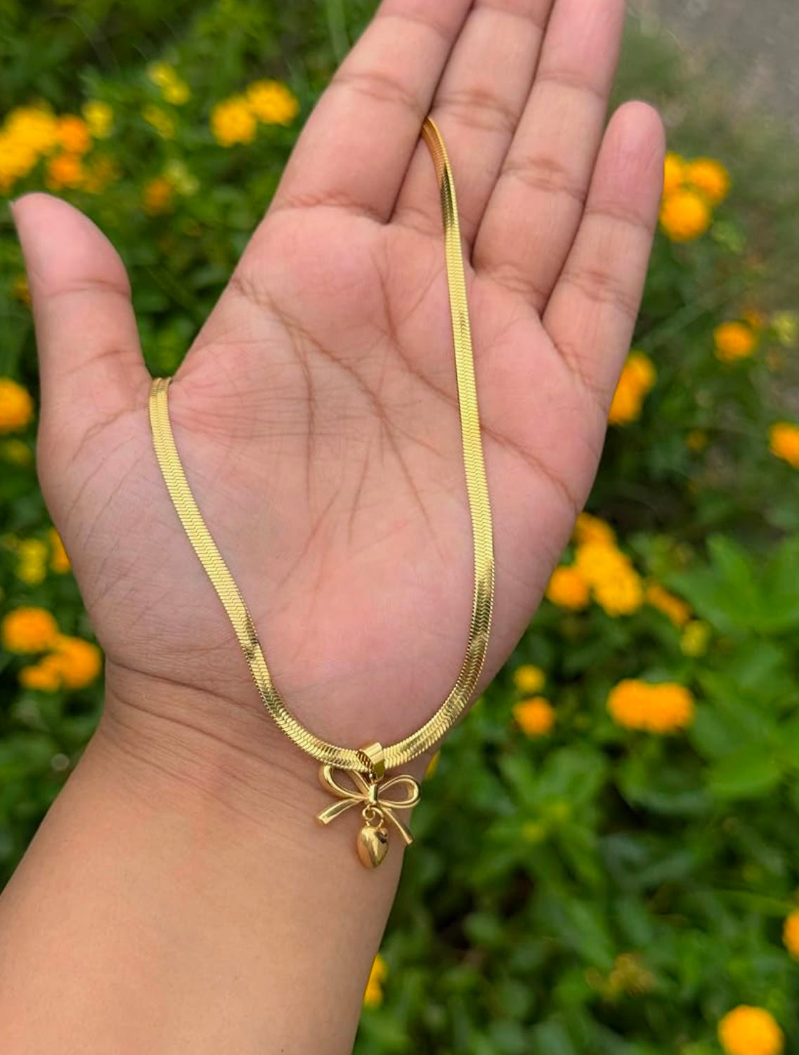 Pinterest Inspired Bow heart pendent kohi shop