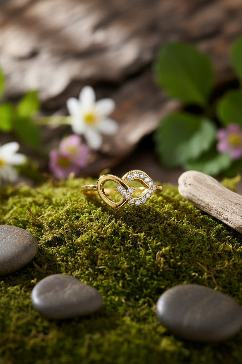 Zirconia Infinity Ring kohi shop