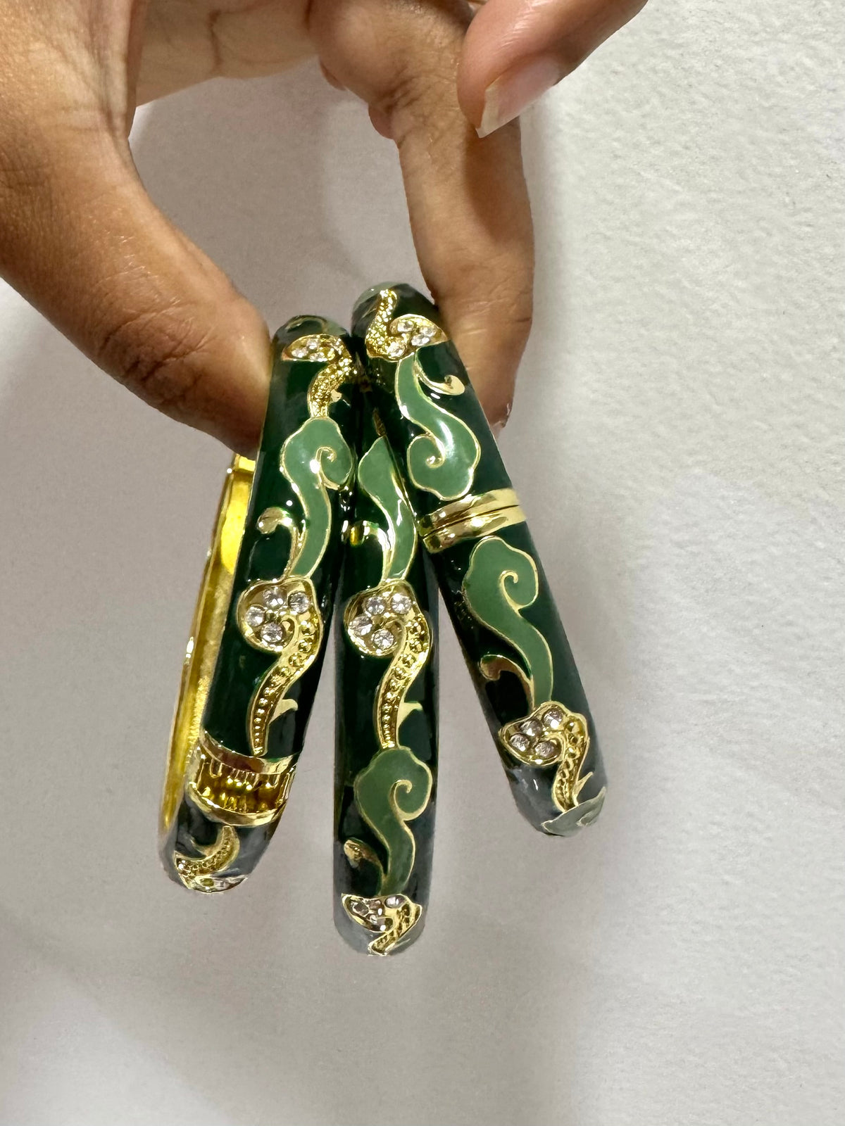 Zirconia Italian Bangle