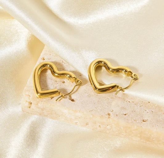 Chic Heart Hoops kohi