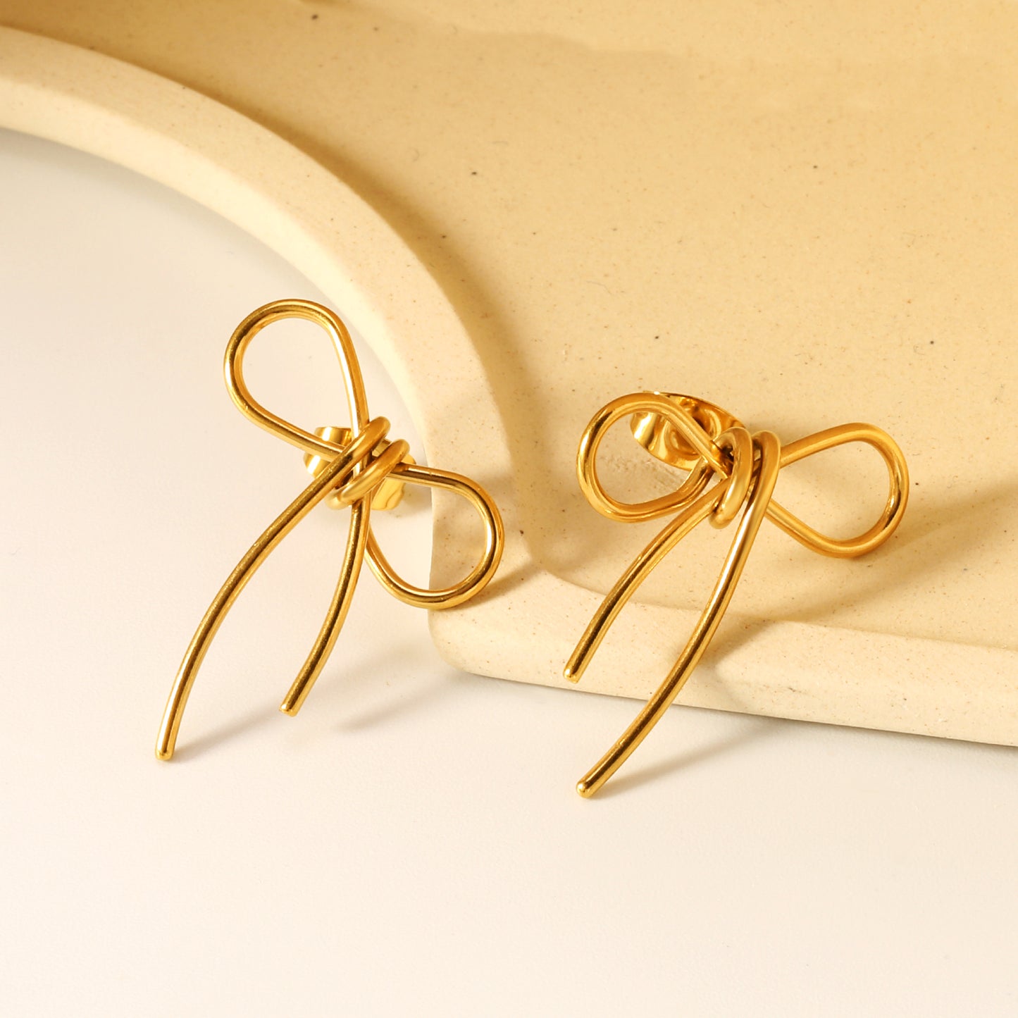 Abstract Heart Earring