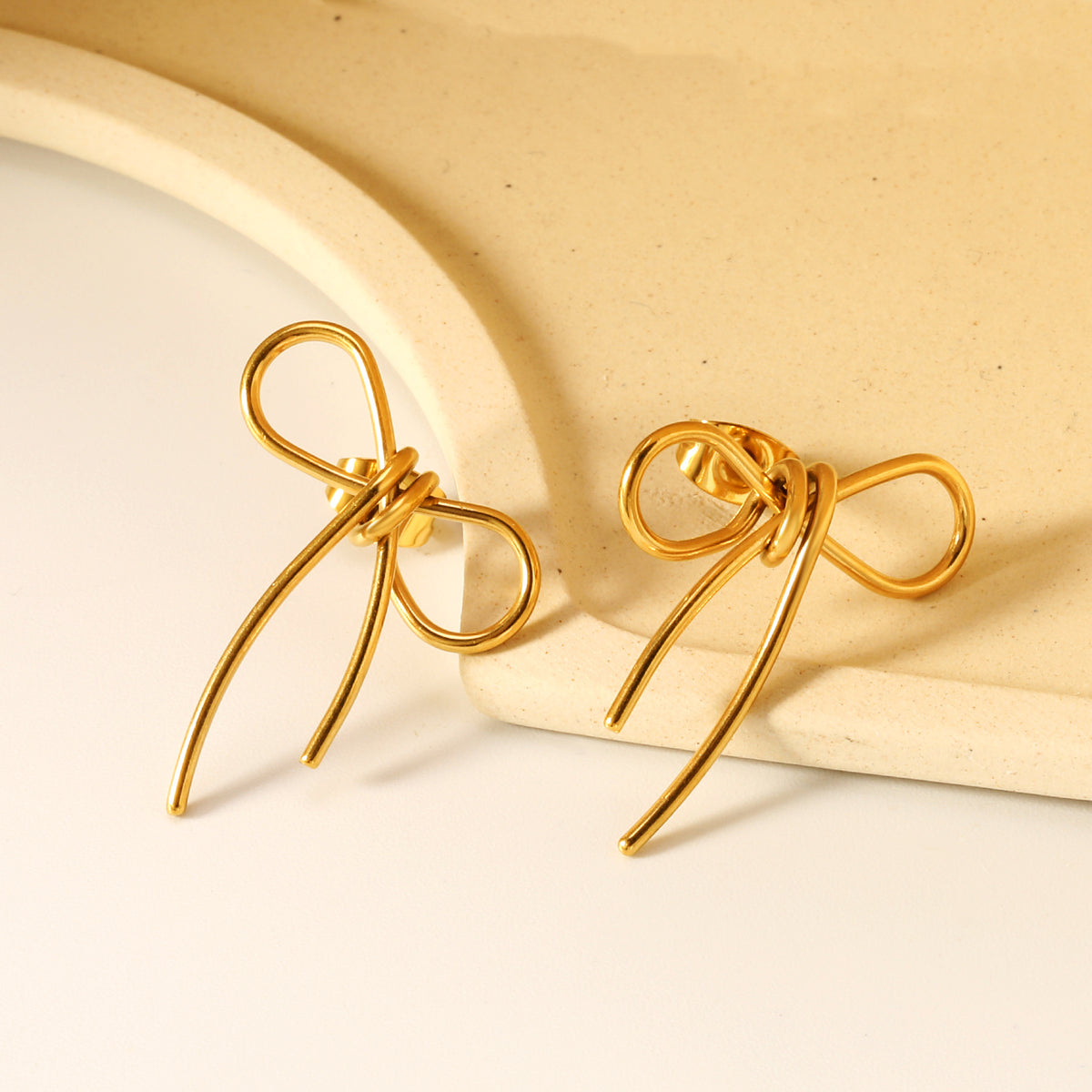 Abstract Heart Earring
