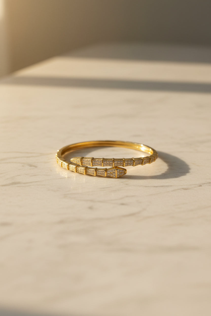 Snake AD bracelet-⭐ 1-Year Warranty