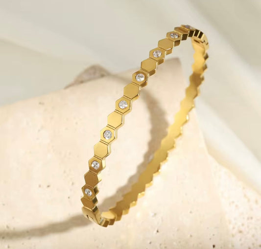 Honeycomb Bracelet Bangle kohi shop