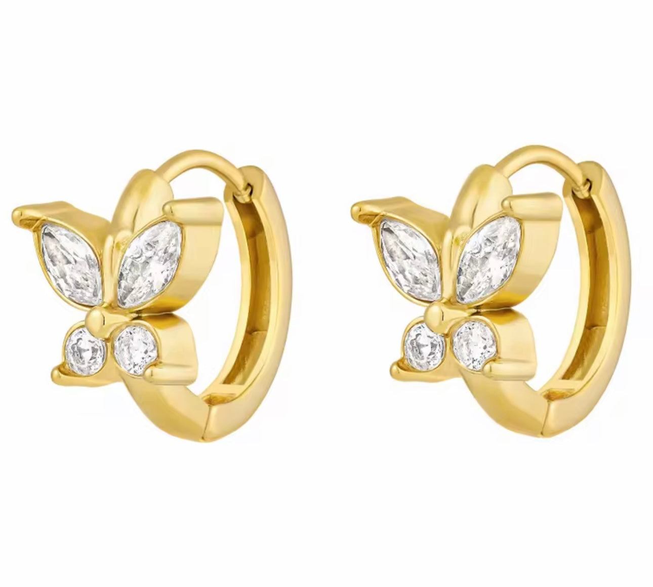Butterfly Hoop Earring kohi shop