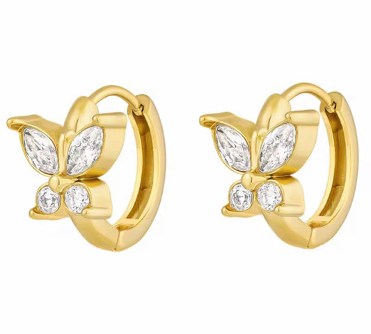 Butterfly Hoop Earring kohi shop