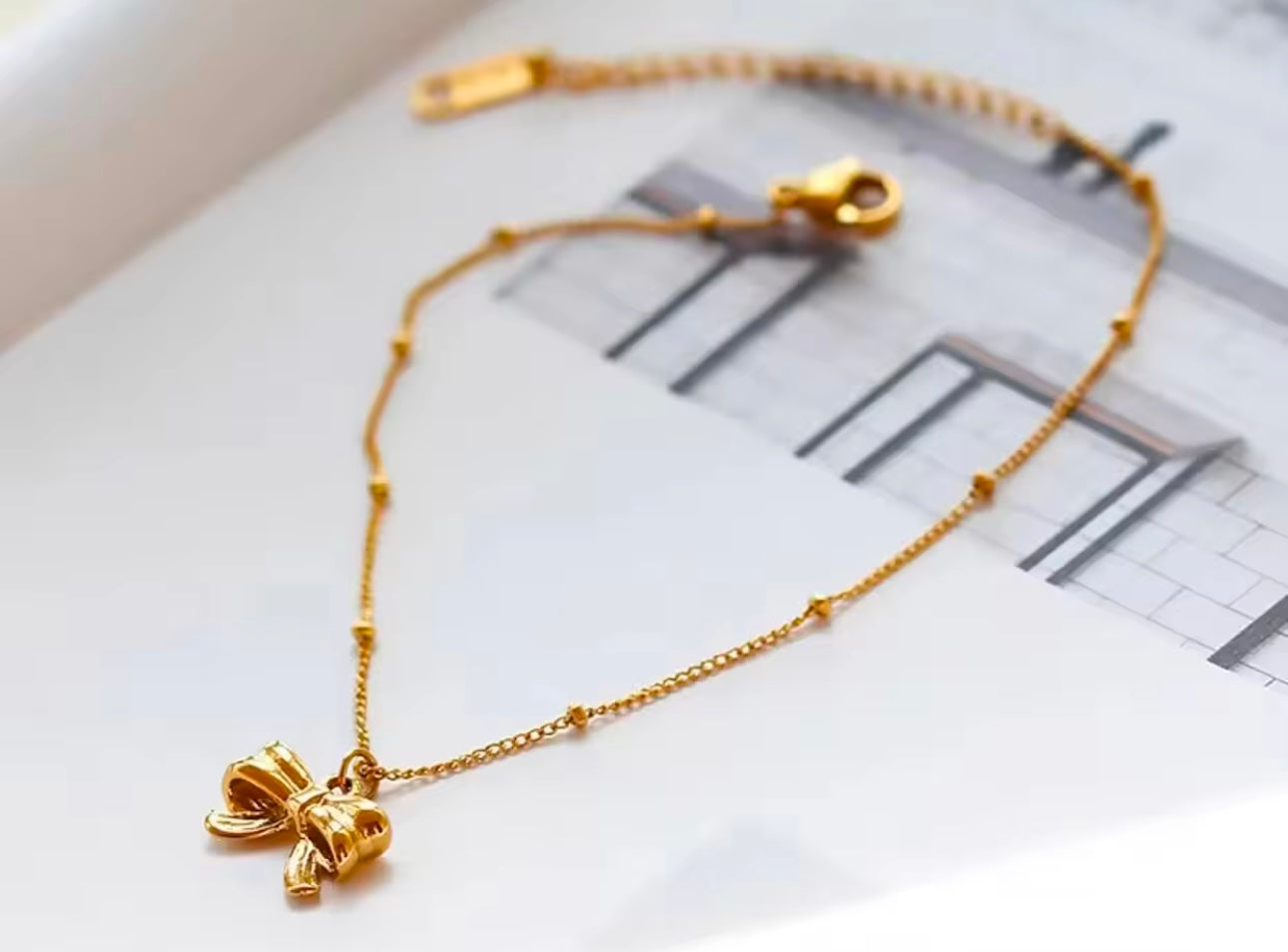 Bow Charm Bracelet kohi shop