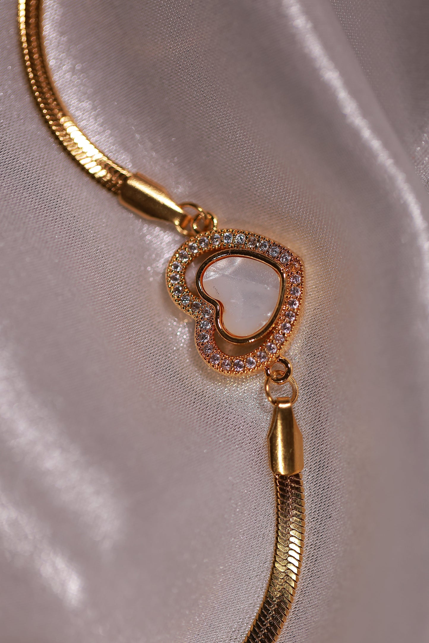 Zirconia Diamond Heart bracelet kohi