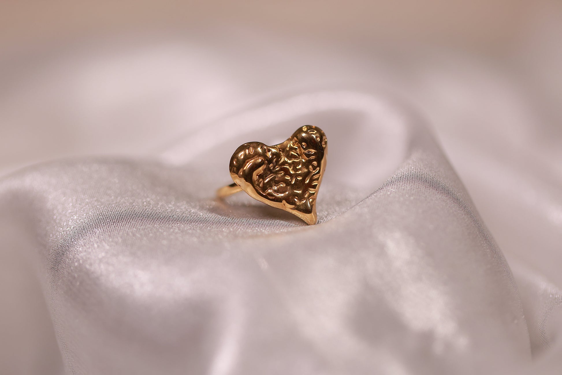 Vintage Heart Ring kohi