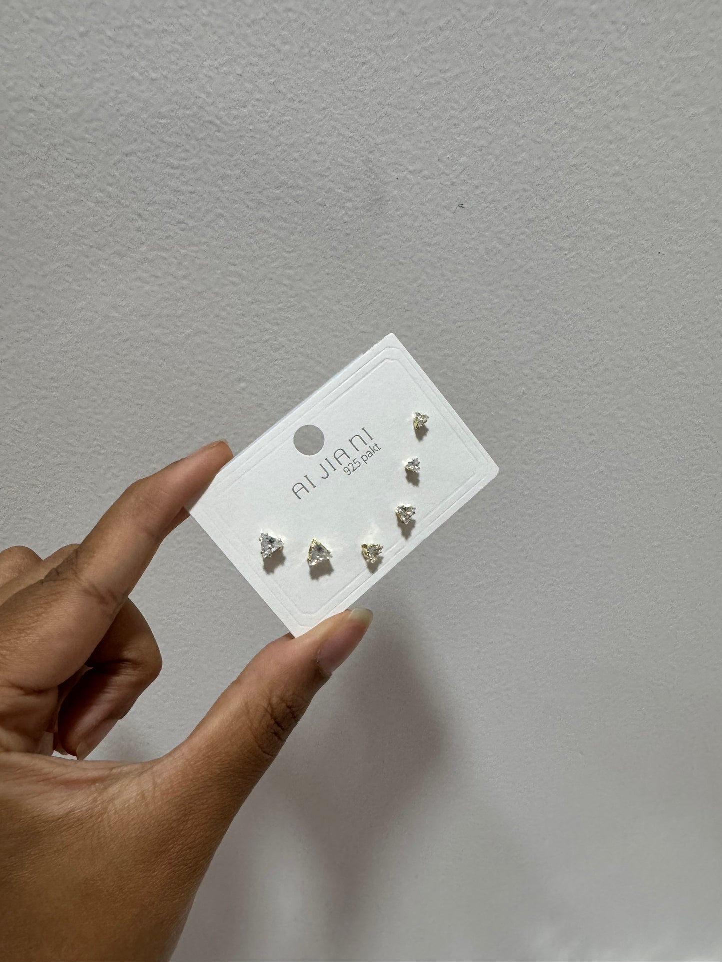 Zirconia Diamond Studs combo