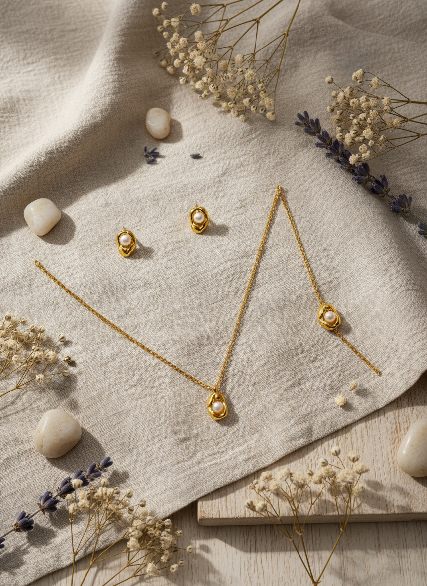 Pearl Combo Set + Bracelet