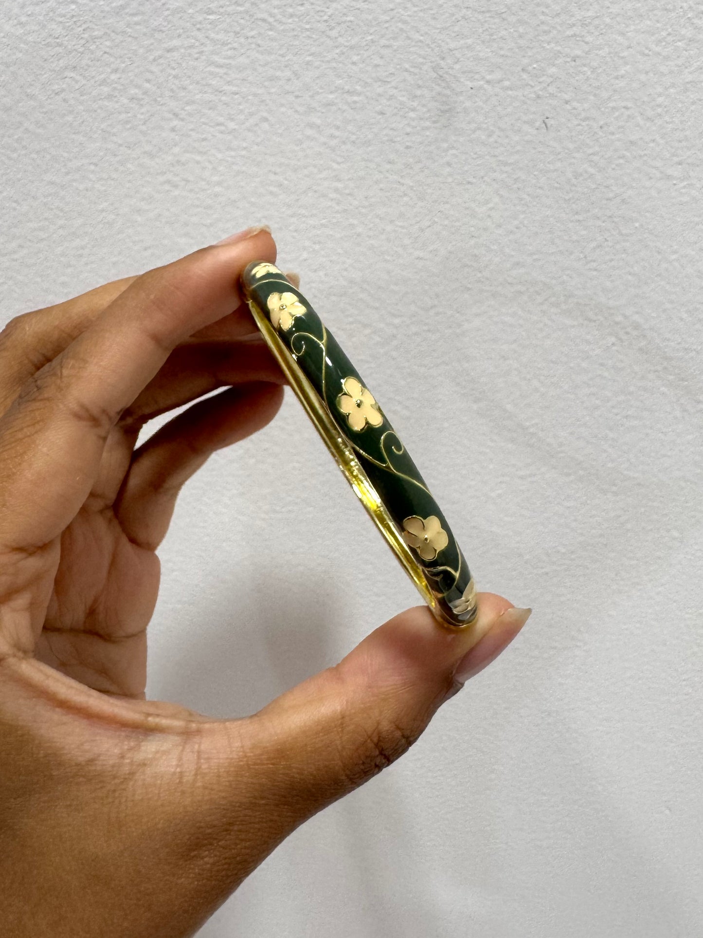 Flower Italian Bangle