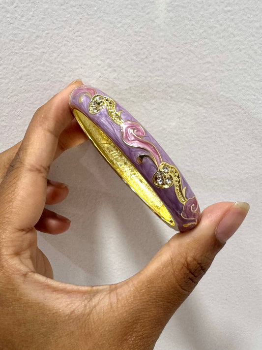 Pastel Purple Italian Bangle
