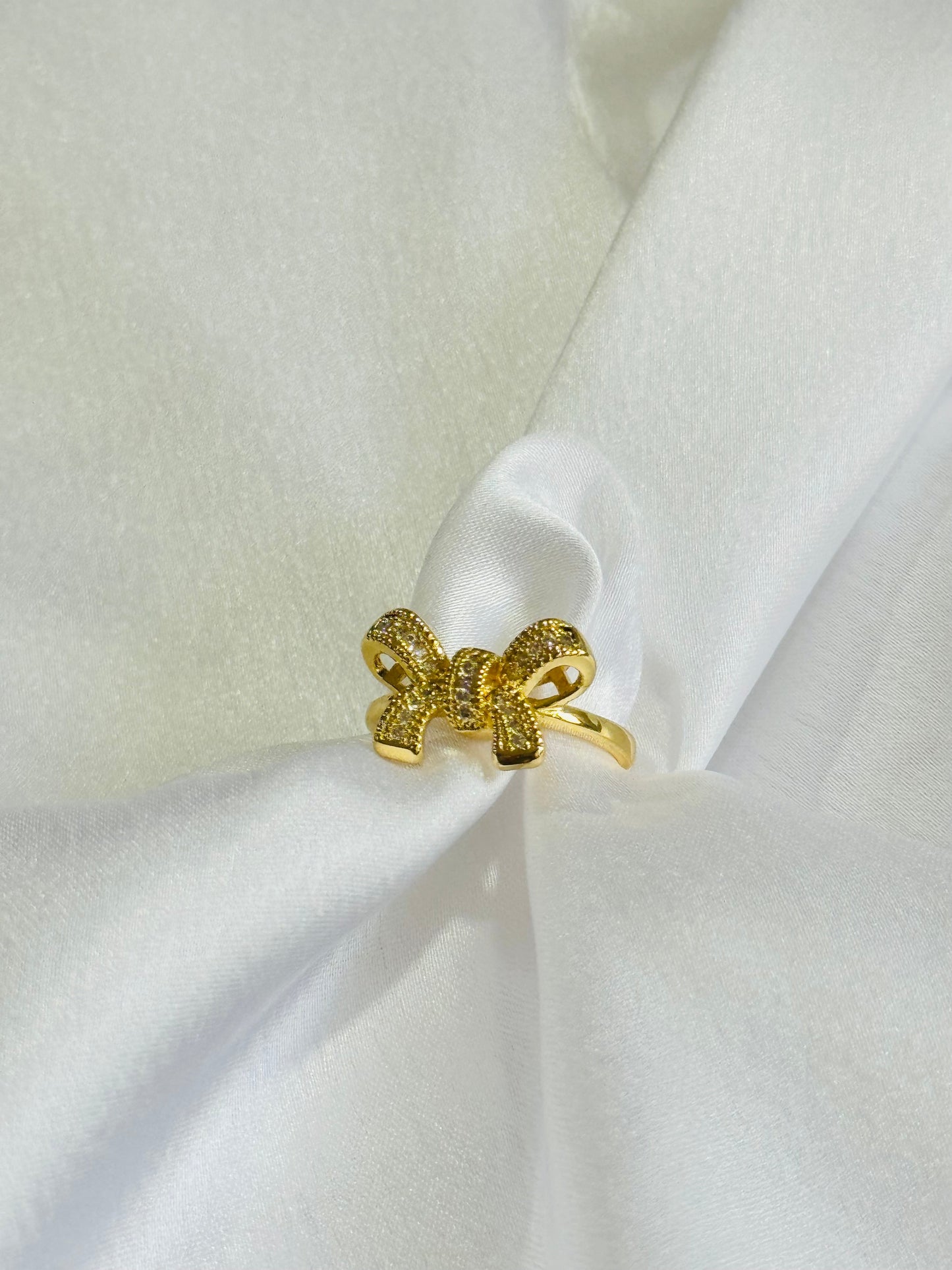 Zirconia Diamond Bow Ring kohi shop