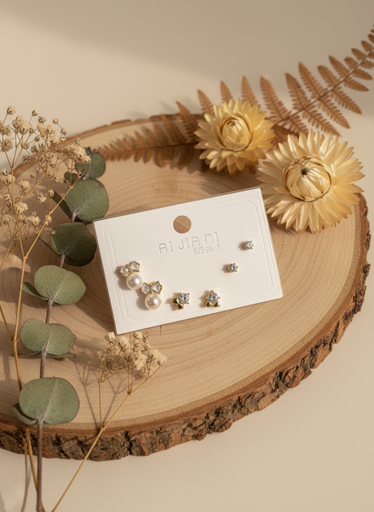 Bow Pearl Diamond Combo