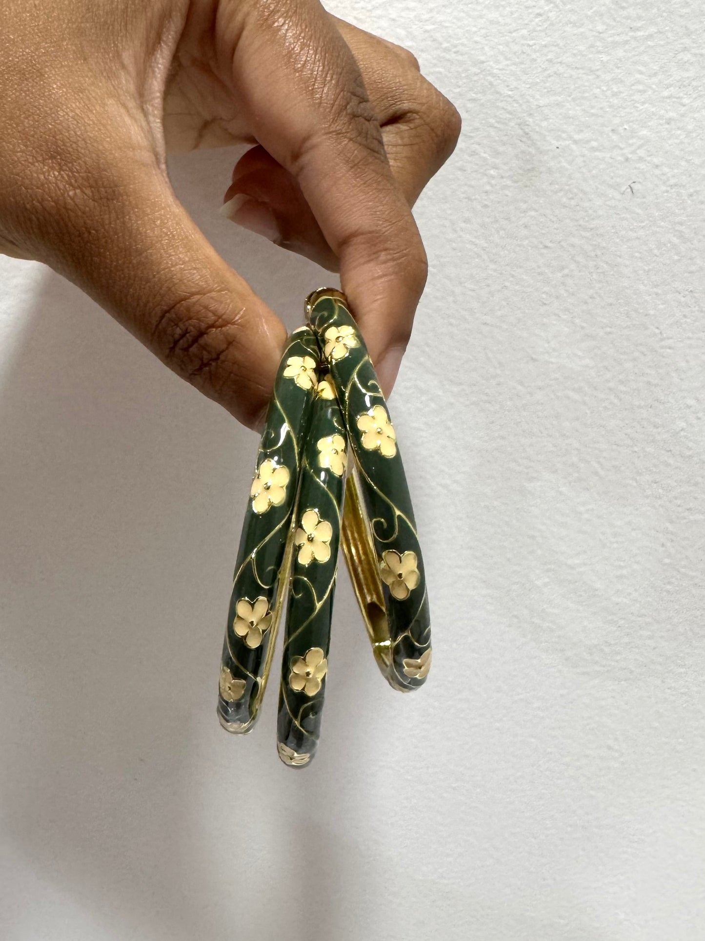Flower Italian Bangle