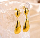 Luxurious Golden Droplets Earring kohi shop