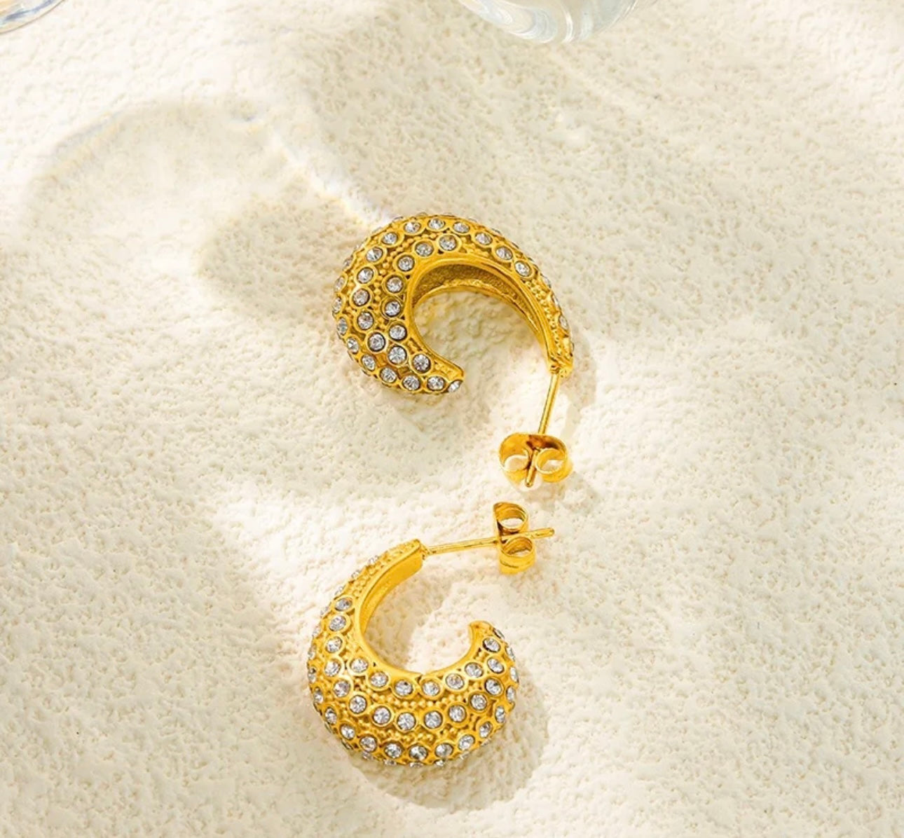 Zirconia Diamond Statement Earrings kohi shop