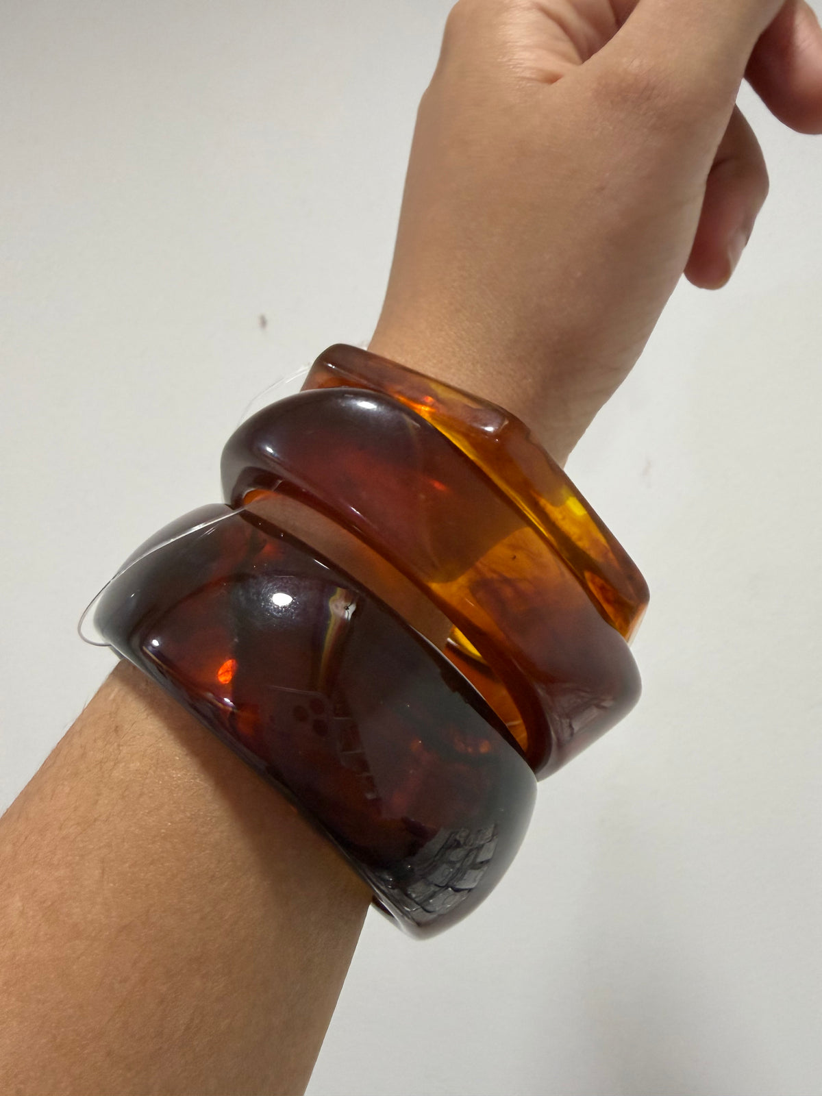 Chunky Resin Bangle ( set of 3 )