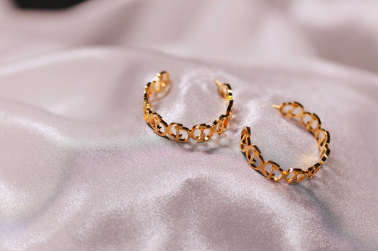 Classy Pattern Hoops kohi