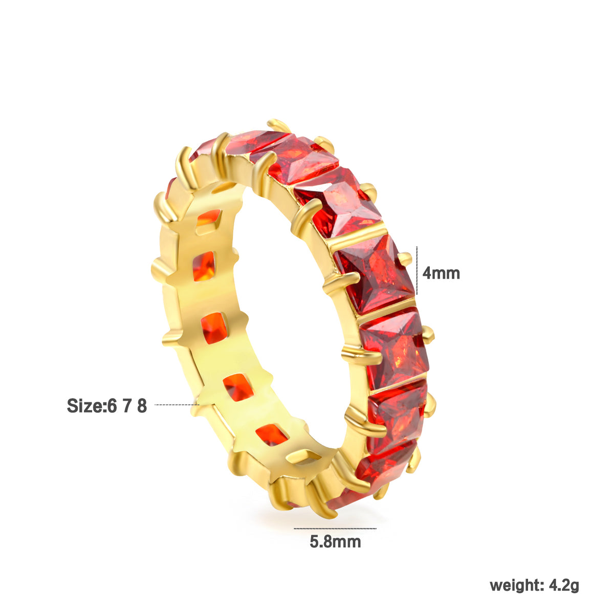 Ruby Bloom Ring