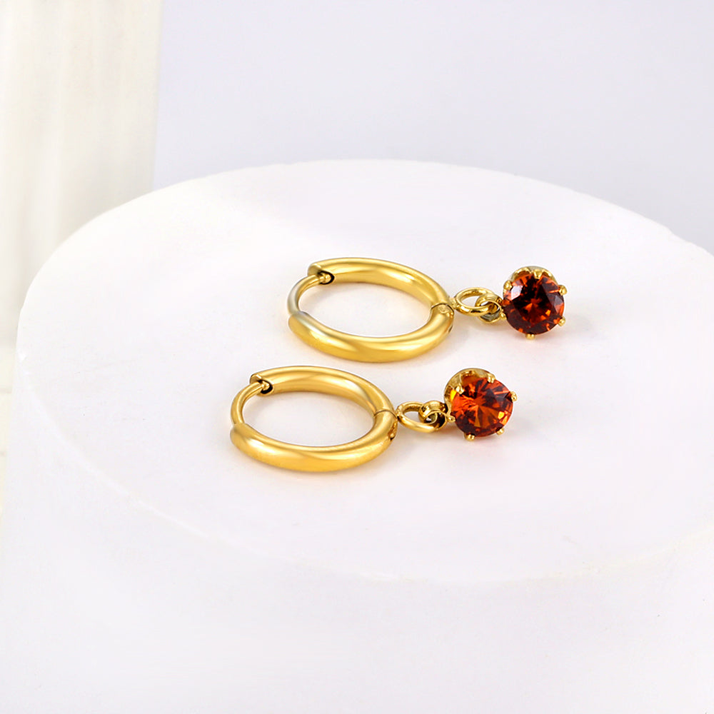 Ruby earring