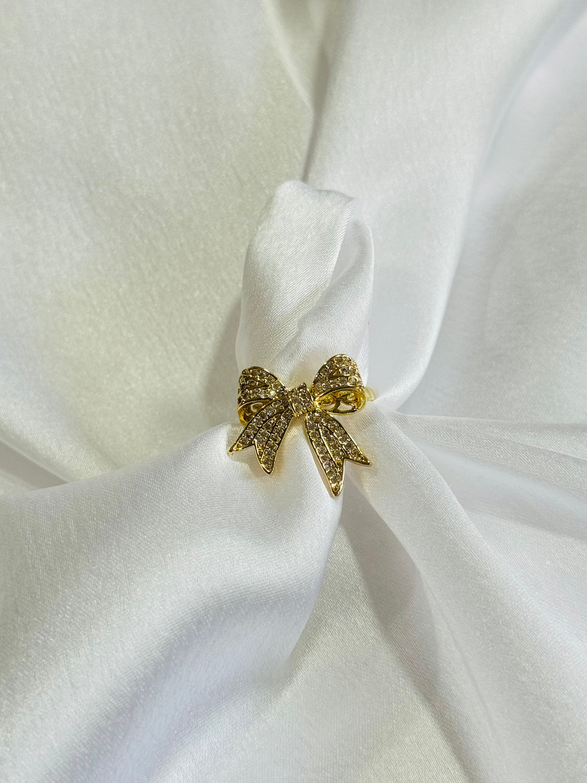 Zirconia Diamond Bow ring kohi shop