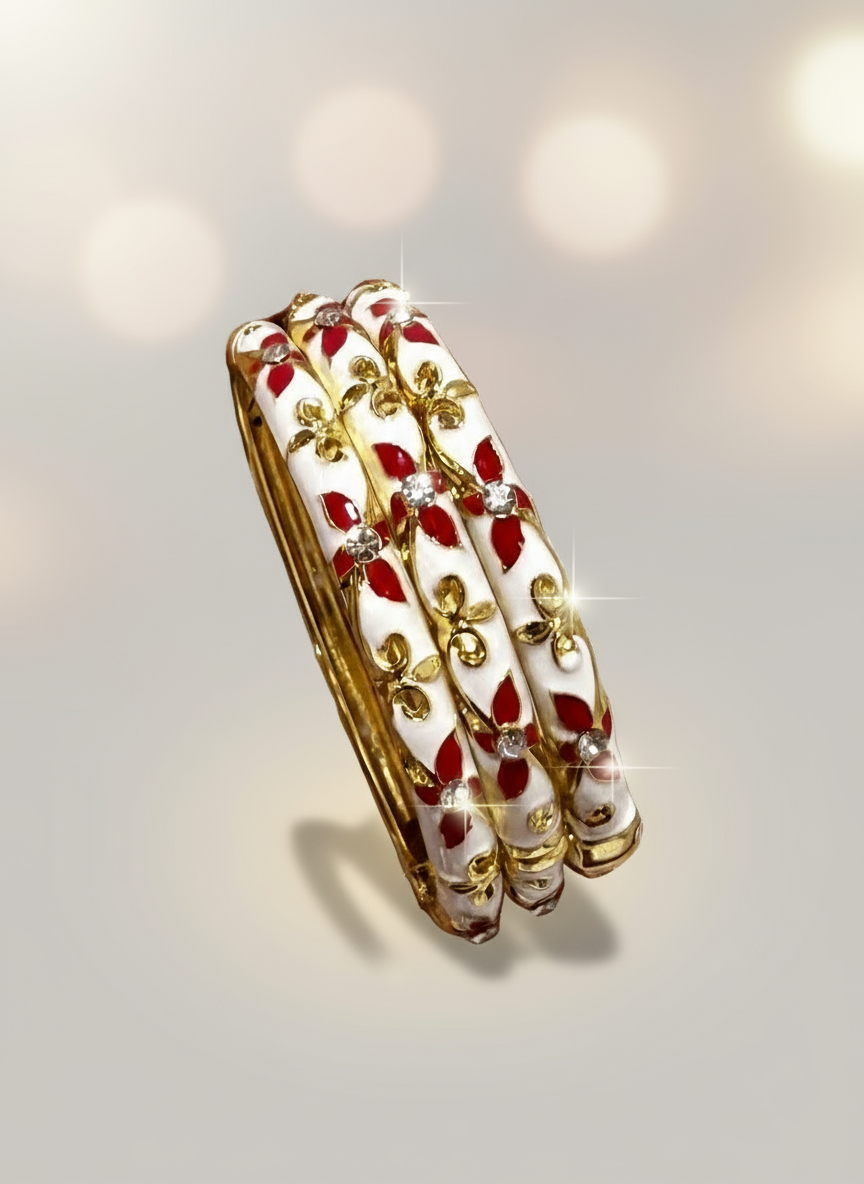Red Italian Bangle
