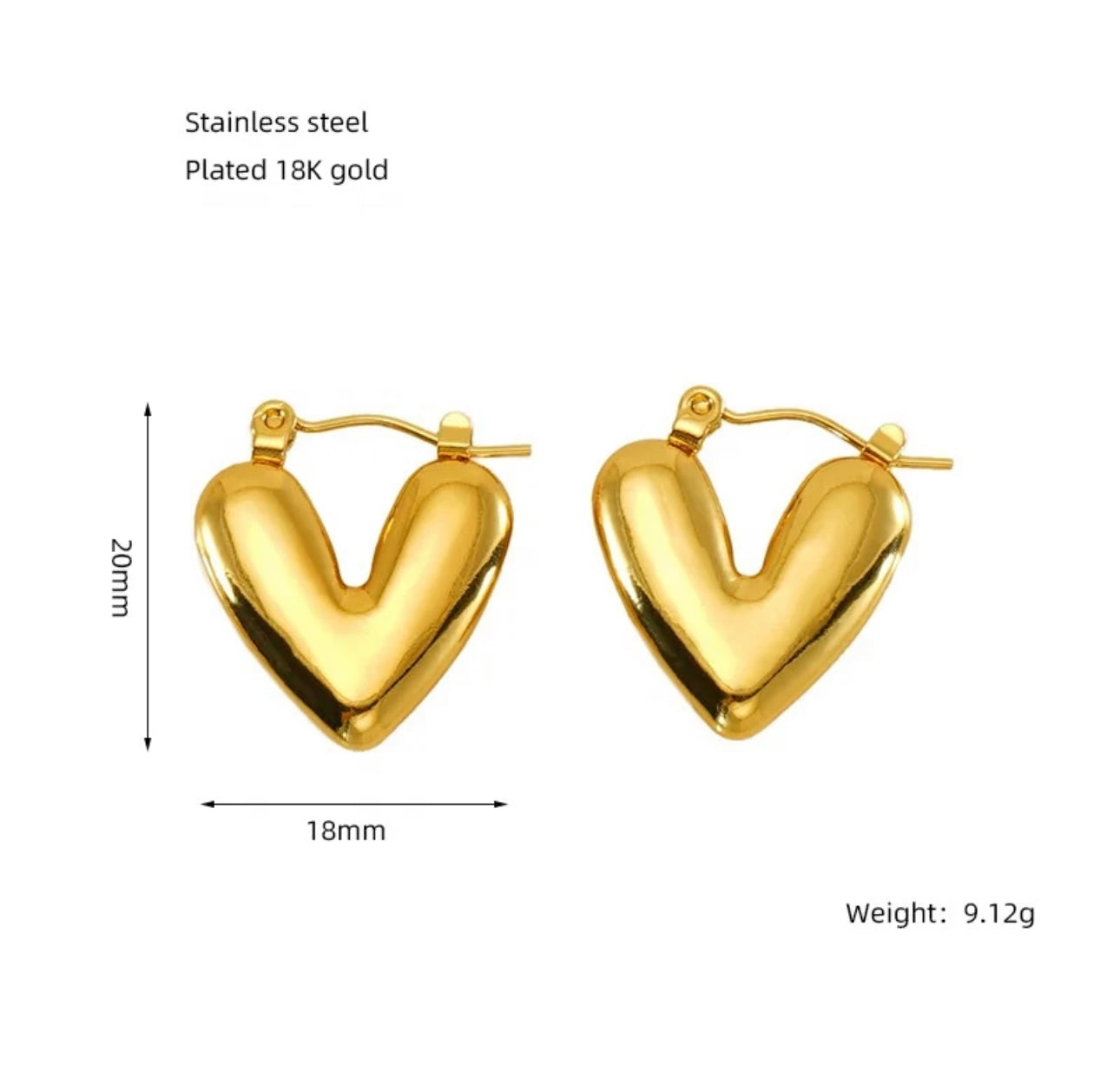 Golden Love Hoops kohi