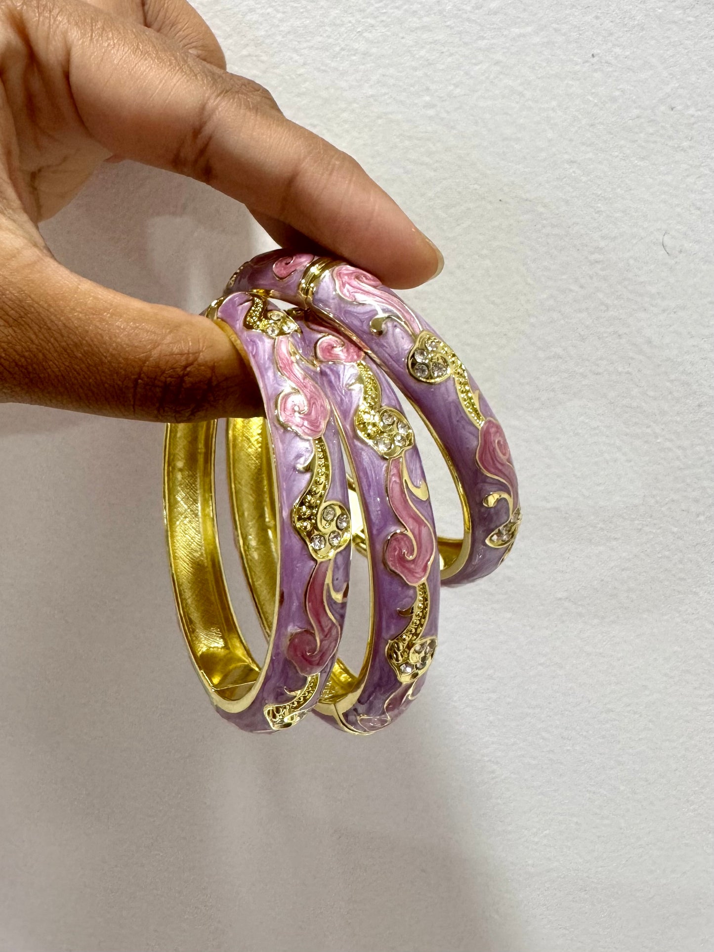 Pastel Purple Italian Bangle