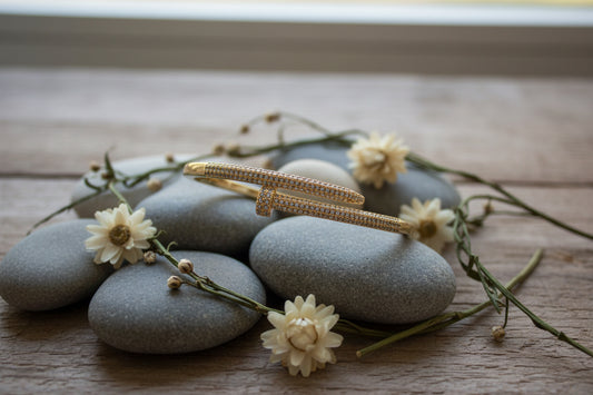 American diamond Nail Bracelet