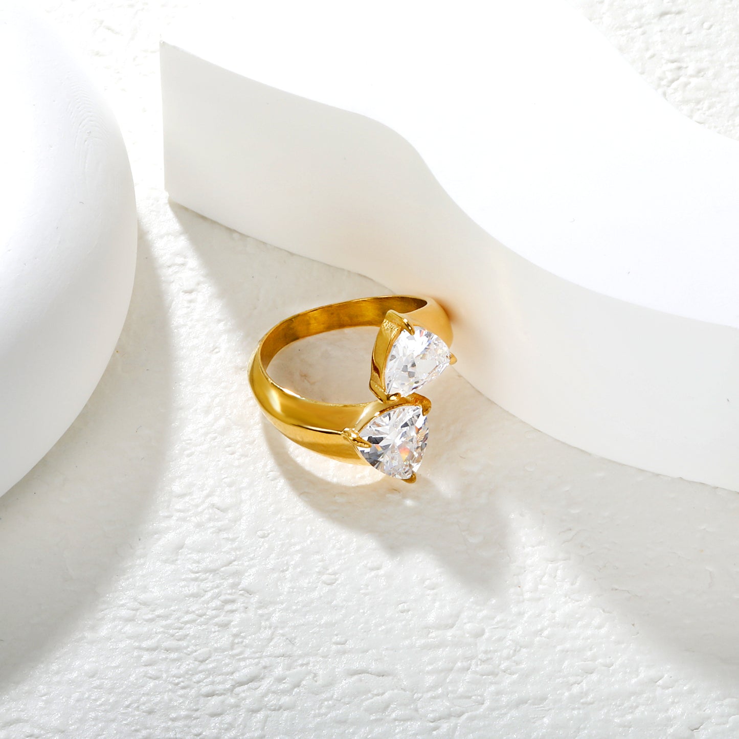 Sun-kissed Zirconia Gem Ring