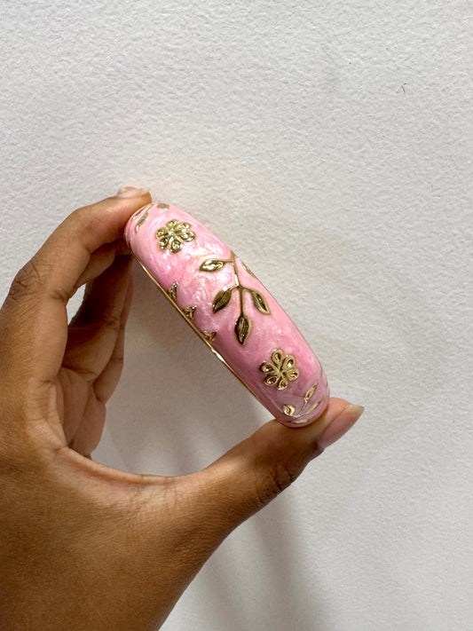 Pastel Pink Italian Bangle
