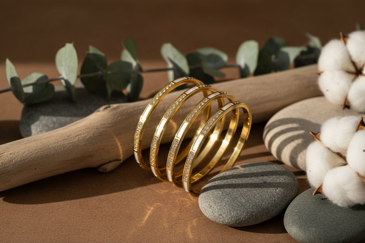 Multi Diamond Bangle