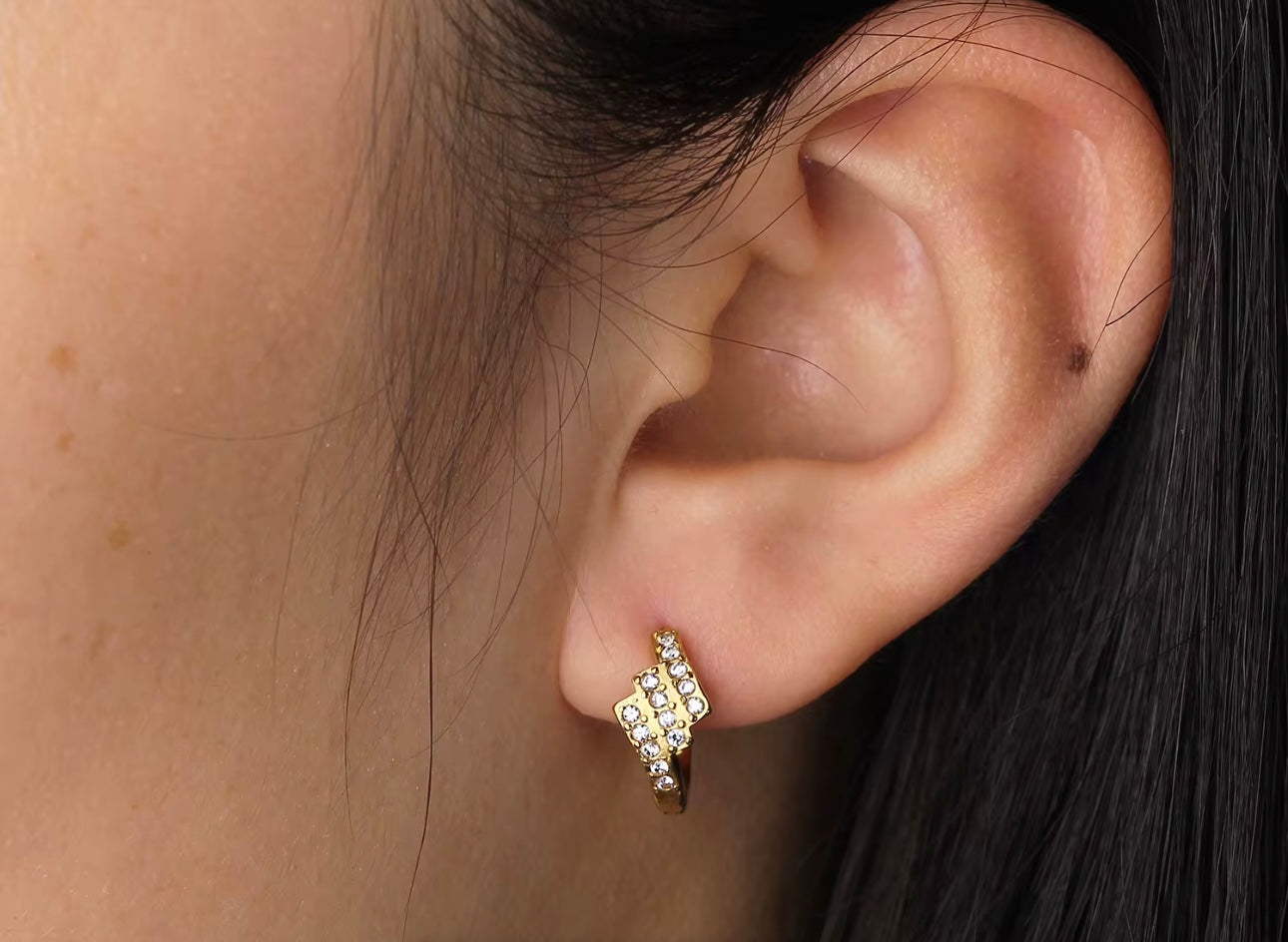 Geometry Hoop Earring kohi shop