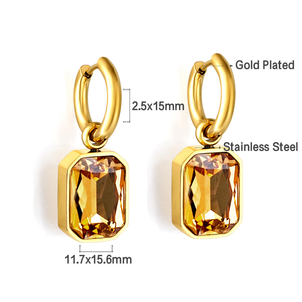 Topaz Crystal Earring