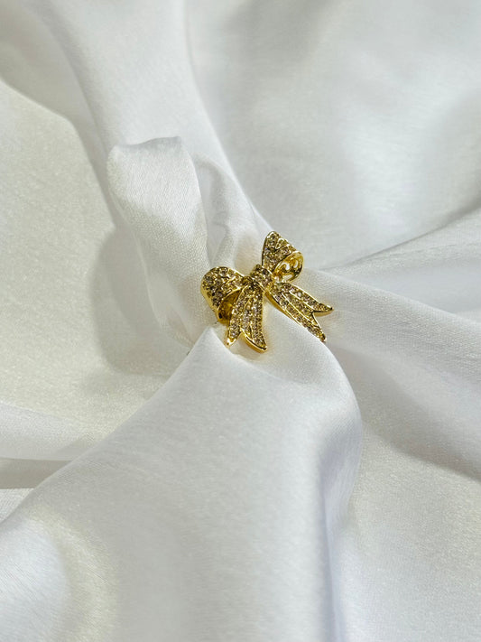Zirconia Diamond Bow ring kohi shop