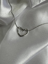 Silver Heart Necklace kohi shop