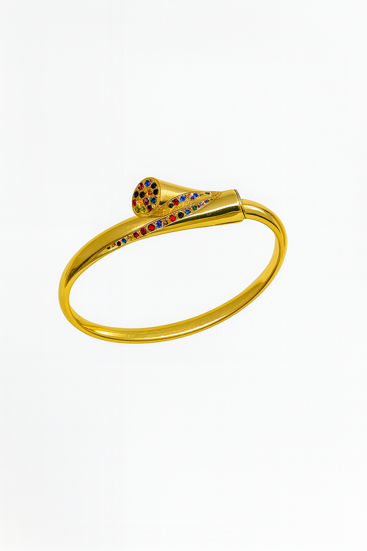 Multi Stone Zirconia Bangle