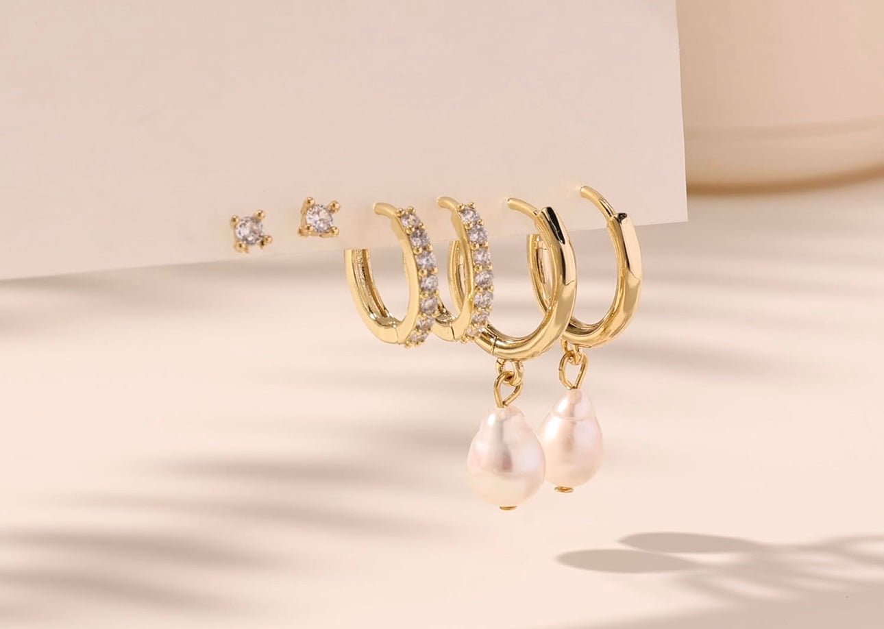 Pearl baby-3 Piece Piercing