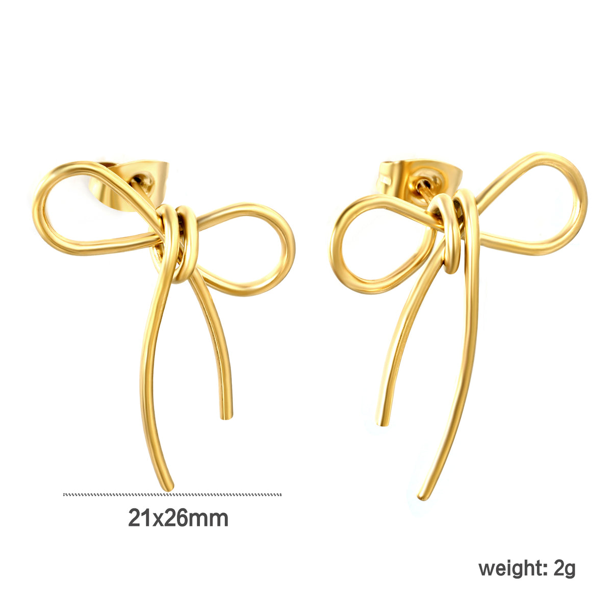 Abstract Heart Earring