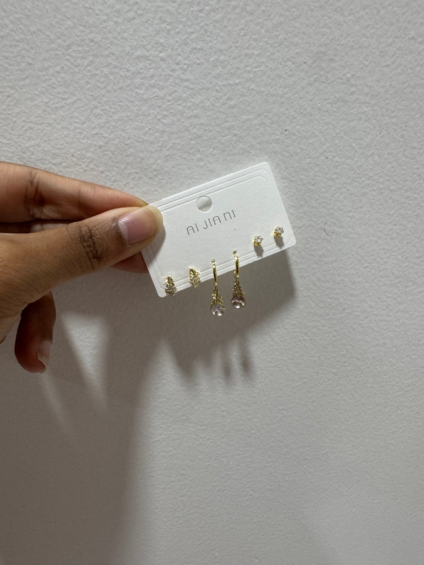 Zirconia Leaf Combo Set