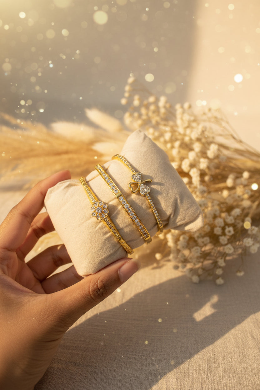 Charm Ad bracelet combo of 3 -⭐ 1-Year Warranty