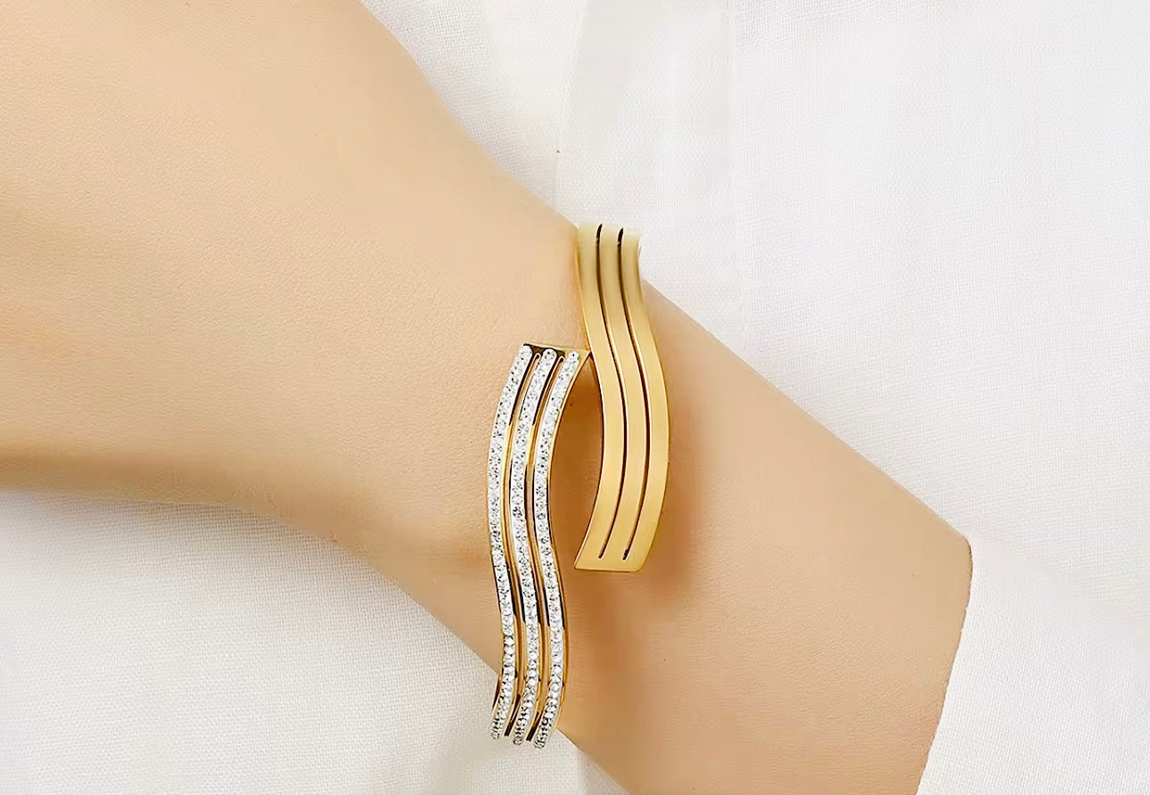 Wave Bangle Bracelet kohi shop