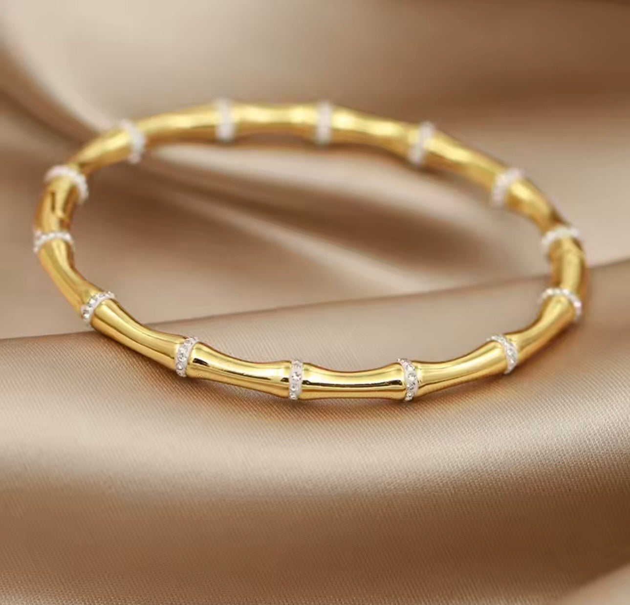 Bamboo Bling Bracelet